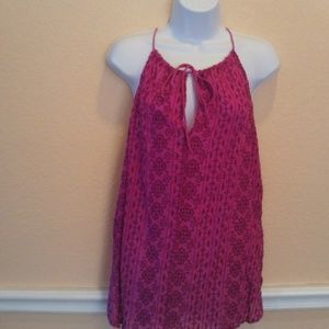 ***SOLD***Anne Taylor Loft Magenta Tank Top